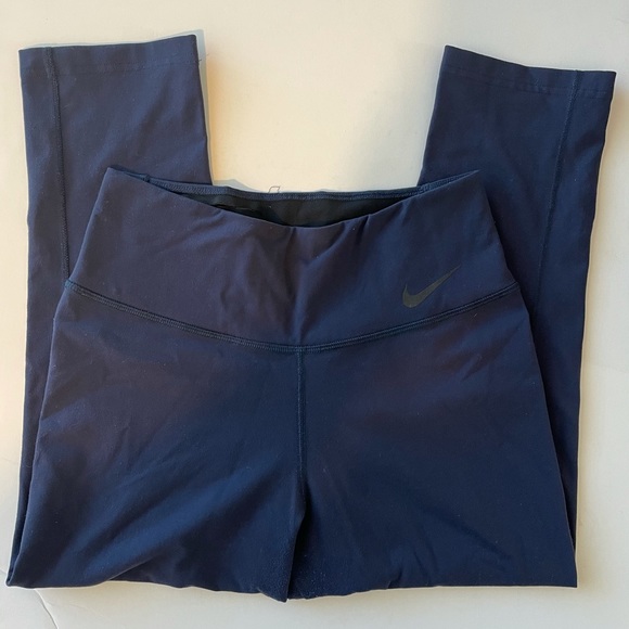 Nike Blue Crop Workout pants SZ (S) - Picture 3 of 4